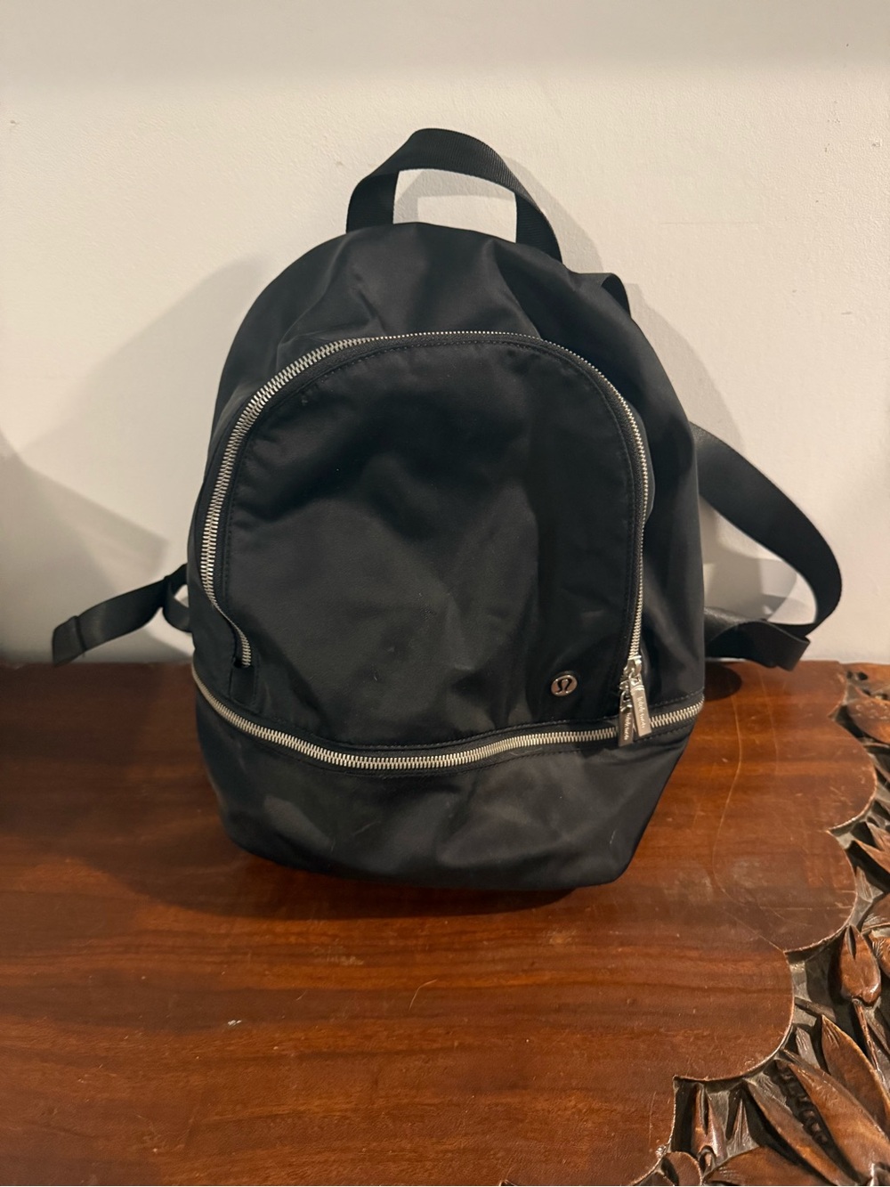 Lululemon City Adventurer Mini Black Nylon Backpack